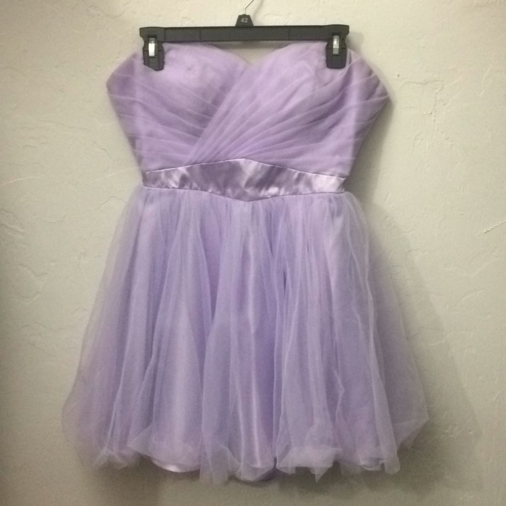 Purple prom dress